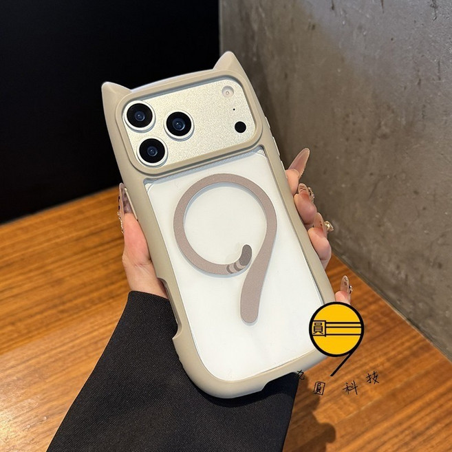 立體貓耳朵 氣囊軟殼 適用於 iPhone 15/14/13/12/11 Pro Max 手機殼