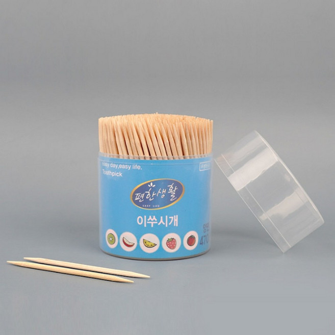 470P 양면 이쑤시개 이쑤시게 요지 치실 식당 업소 가게 매장 고기집 과일 손님 디저트 후식