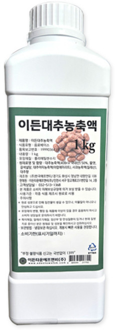드랍쉽 이든대추농축액 1kg, 1개