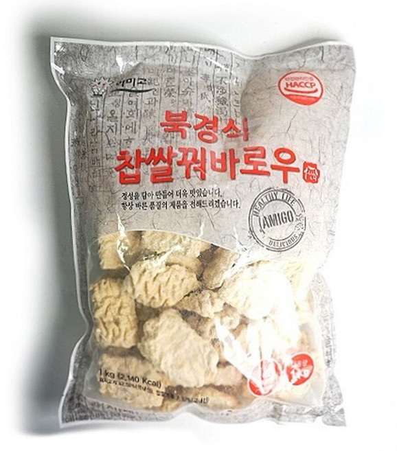 (아미고) 북경식 찹쌀 꿔바로우 금성식품, 1kg, 2개