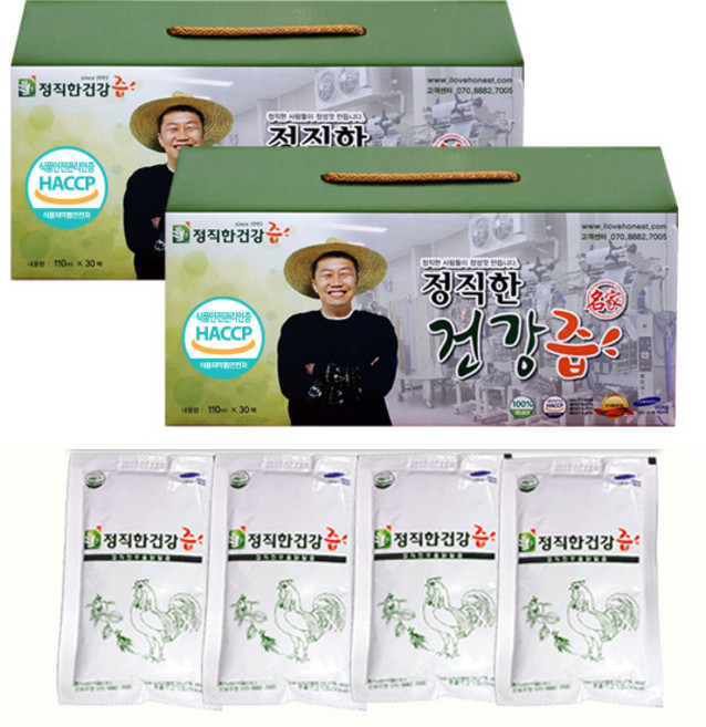 정직한건강즙 국내산 우슬닭발즙, 3.3L, 2개