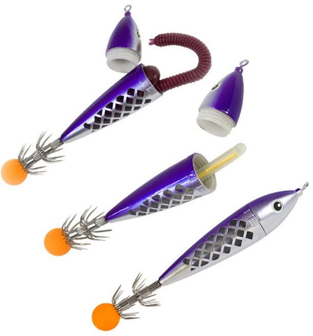 TFC 카고 에기2 생미끼 에기 쭈꾸미 갑오징어 문어, 15-퍼플크랙