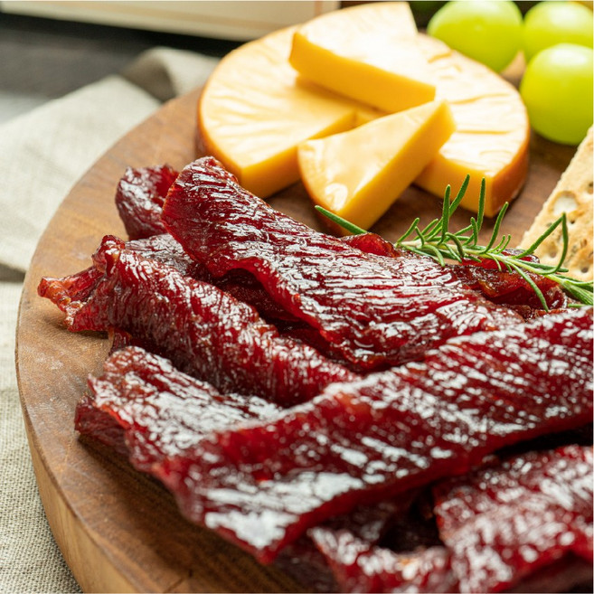 우상인 한우 육포 쇼핑백 명절 선물세트, 우상인 한우 육포 선물세트 12개입, 1박스, 480g