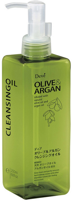 쿠마노 올리브 & 아르간 클렌징 오일, 1개, 200ml