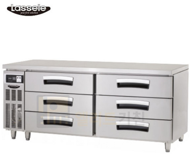라셀르 1800 높은서랍 테이블 간냉식 LUCD-1864RG 밧드별도