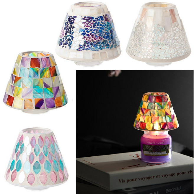 미니 자쉐이드 병향초용 양키 캔들용 홀더 촛대, 스카이리프