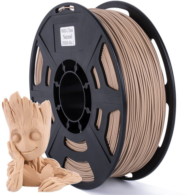 프라임 3D펜 3D프린터 Wood필라멘트 /우드PLA필라멘트 (나무색/1kg)