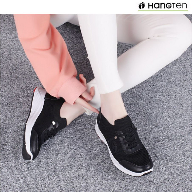 HANG TEN 행텐 여성 메쉬 슬립온 HT-7035 논슬립 에어메쉬