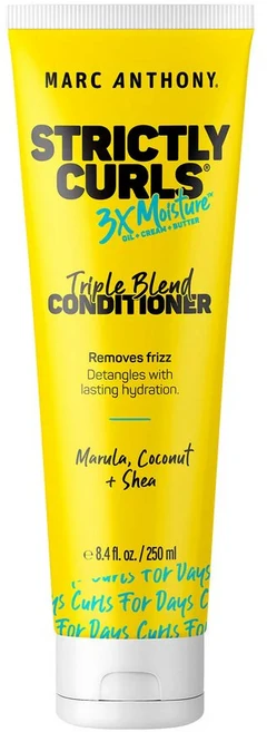 Strictly Curls 3X Moisture Triple Blend Conditioner By Marc스트릭틀리 컬스 모이스처 트리플 블렌드 컨디셔너 바이 마크 앤서니 8., Strictly Curls 3X Moisture Tri, 1, 250ml - 쿠팡