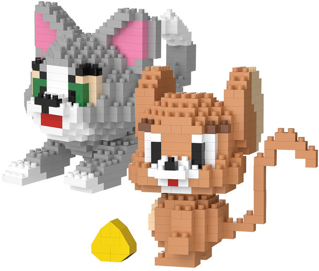 [알꿀밤-나노블럭-D애니] MS톰과 제리 2종 세트, 1개