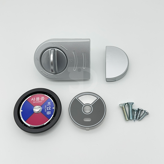 SD메탈 화장실 잠금쇠 큐비클 잠금장치 화장실시건장치, 1개