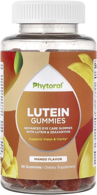 몸관리하세요 겨울입니다 Phytoral 루테인 구미젤리 망고 구미젤리 60개 특별관리진행, 1, 60 - 쿠팡