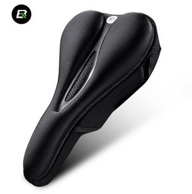 락브로스 자전거 젤 안장 커버 패드 충격완화 장거리 라이딩 국토종주 자전거 안장통 안장쿠션 엉덩이보호쿠션 실리콘패드, 대, 1개