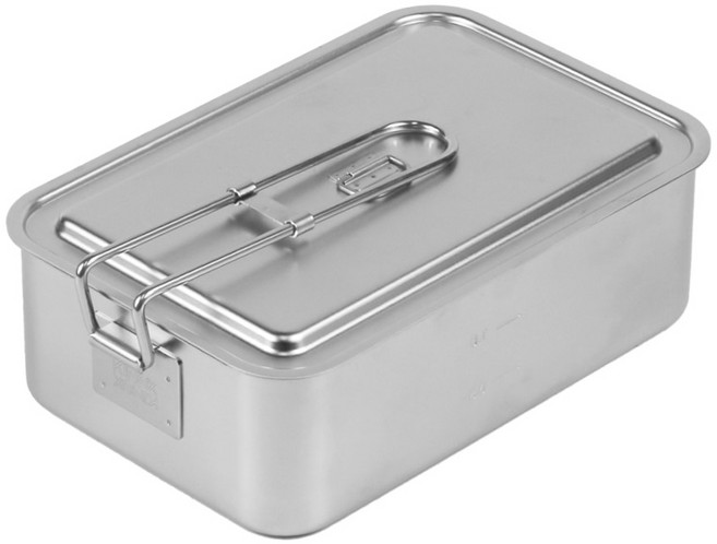 키녹스 스테인리스 캠핑 반합 / 군용 감성 식기세트, 스테인리스 색상, 1개