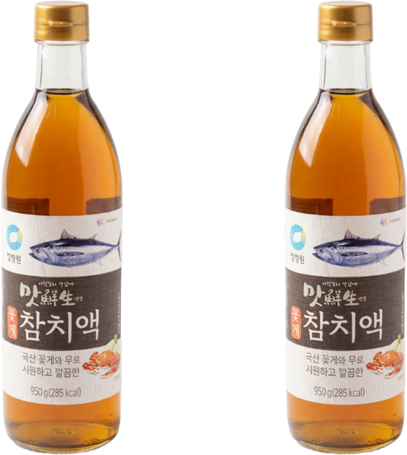 [대상] 청정원 맛선생 꽃게 참치액 950ml x 2개