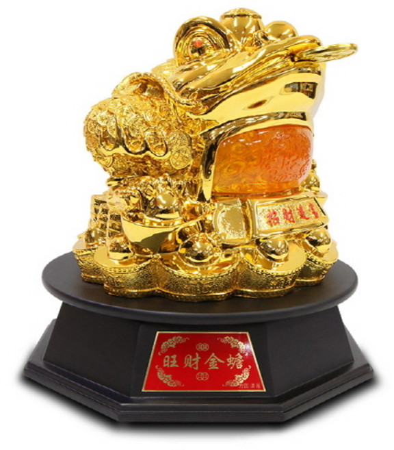 집들이 개업선물 행운을 부르는 황금 삼족 두꺼비 중