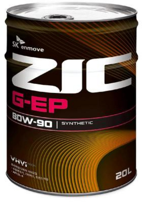 ZIC 프리미엄 다목적 기어오일 자동차용 G-EP 80W-90 20L, ZIC G-EP 80W-90 20L, 1개