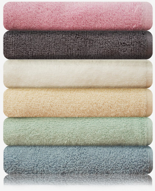 송월타월 심플컬러무지 세면타월 130g 30수 면사, 회색, 10개