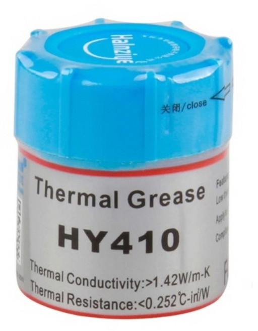 HY410 / 써멀구리스 10g / cpu 쿨러 구리스 / 펠티어 소자, 1개