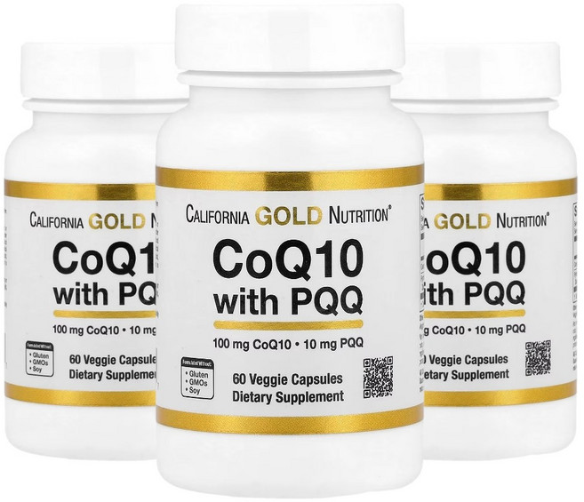레이크 에비뉴 뉴트리션 PQQ 함유 CoQ10 100mg 식물성 캡슐 60정 x 3, 3개