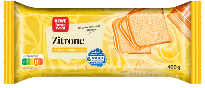 독일빵 레베 레몬 파운드케이크 400g, 1개