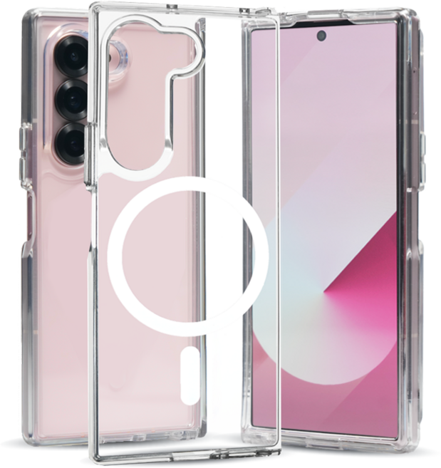 아정당 호환 충격흡수 투명 맥세이프 케이스, Z폴드 6, 1개