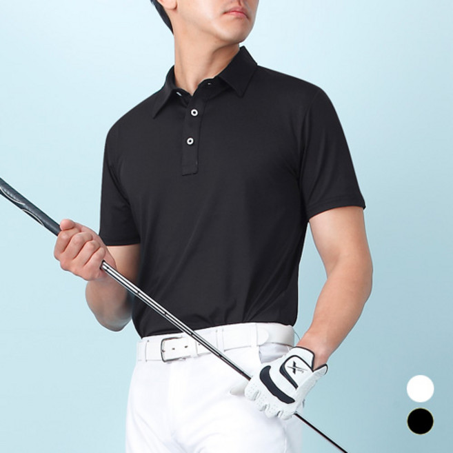 베네스트 여름 남성 반팔 골프티셔츠 카라 골프웨어 BS10