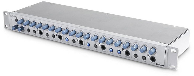 PreSonus HP4 4채널 컴팩트 헤드폰 앰프, HP60, 1 Amplifier