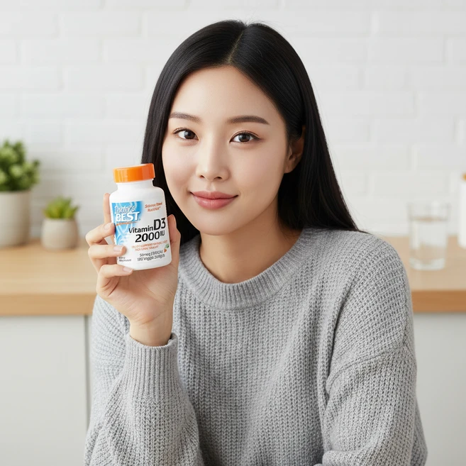 Doctor's BEST 닥터스 베스트 비타민 D3 2000 IU 180정, 1개 - 쿠팡