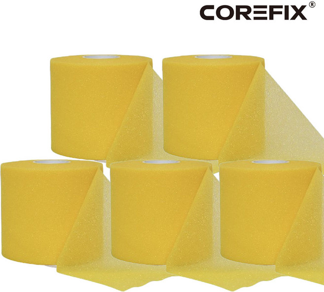 코어픽스 언더랩 배드민턴 테이프 스펀지 스폰지 쿠션 랩 스포츠 테이프 테이핑, 5개