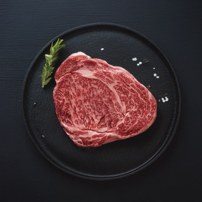 육화랑 고마블 와규 꽃등심 MB8-9, 1개, 300g