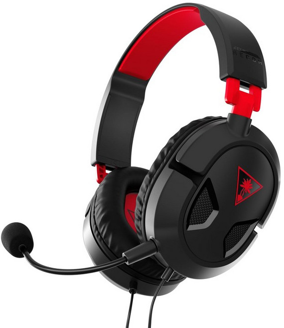 TURTLE BEACH Recon 50 PC 210 g 3.5 PS5 PS4 Xbox PC 게이밍 헤드셋 레드 초경량 멀티