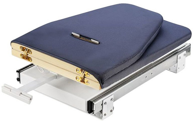 빌트인 옷장 다림질 받침대 접이식 슬라이드 내장형 다리미판, 1-회색, 01 style 1