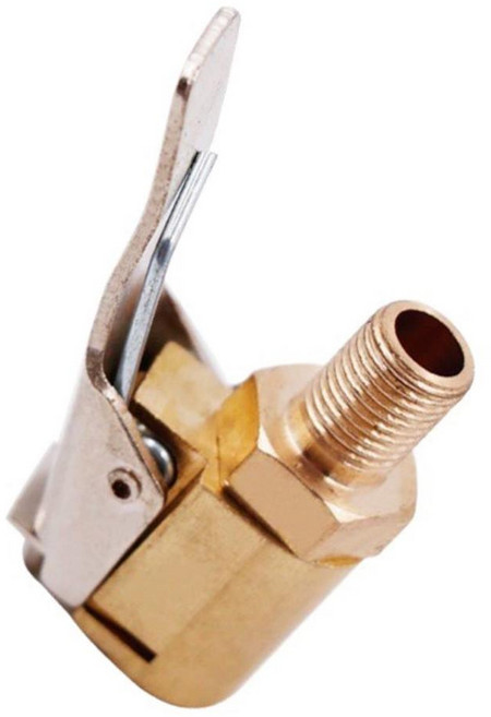 타이어 공기주입기 밸브 에어척 8mm, 1개, 황동