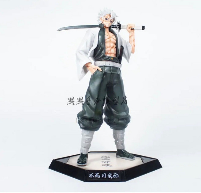 귀멸의 칼날 피규어 GK 30cm 대형 상현 캐릭터 장식 아카자 히메지마 교메이, 02, 1개