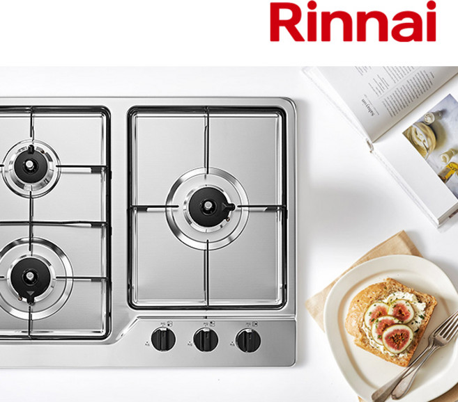 [전국설치/가스연결가능] 린나이 3구 빌트인 가스렌지 스테인레스 쿡탑 레인지 RBR-S3603DIJ 타공사이즈 560x430, LNG, 자가설치_배송만