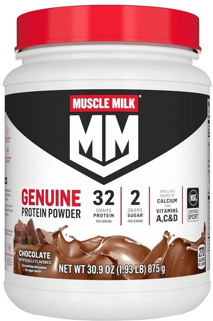머슬밀크 제뉴인 단백질 초콜릿 875g, 1개 - 쿠팡