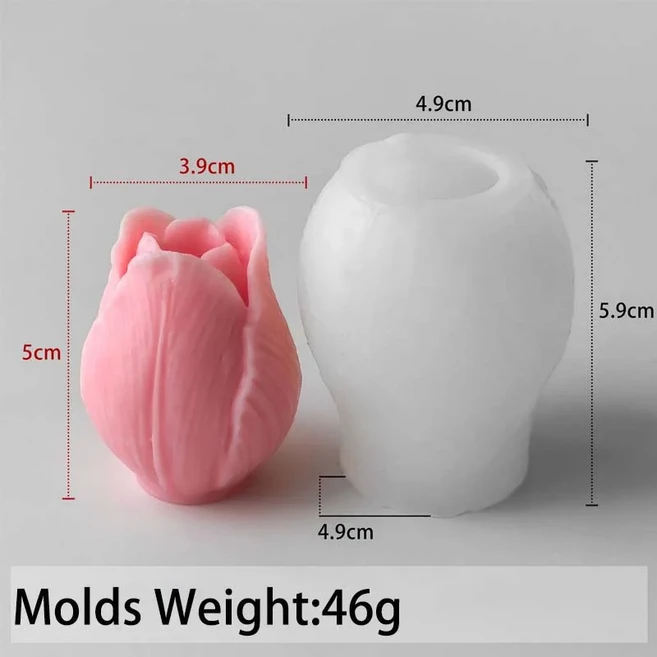 코끼리 모양의 양초 몰드 코끼리 레진 몰드 양초 비누 머핀 마우스 DIY 베이킹 만들기, 1개
