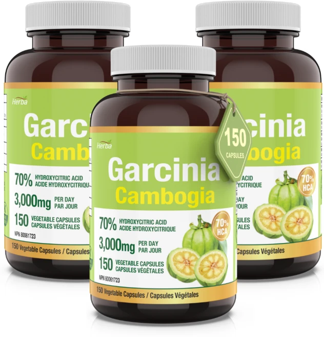 가르시니아 3000mg 150식물성캡슐 HCA 70%성분 함유 허바 캐나다, 3개, 150정 - 쿠팡
