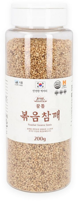 꿈틀 고소한 볶음 참깨, 200g, 1개