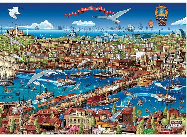 Anatolian 퍼즐 - 360 월드 3000피스 직소 퍼즐 #4916, Istanbul 1895