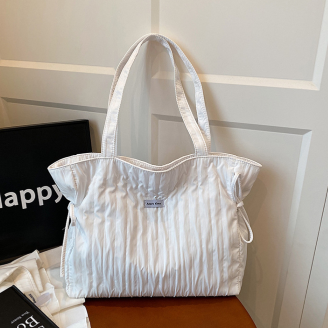 띵룸 꾸안꾸 리본 포인트 가벼운 여성 데일리 숄더백 4color