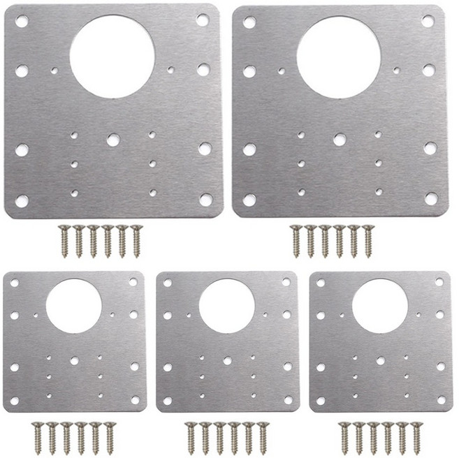 바이트 싱크대 가구 문 경첩 수리 보강판, 5개