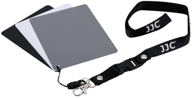 JJC 카메라 화이트 밸런스 그레이 카드 블랙 화이트 3매입 GC-3, 1개