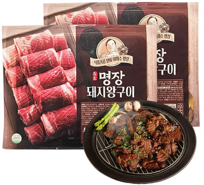 [이가네식품] 이재수명장 명인의 프리미엄 명장돼지왕구이 4.5kg, 2개