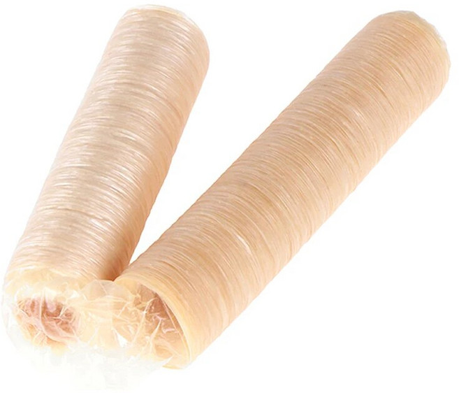 20mm 15m 식용 소시지 케이싱 포장 소시지 용 돼지 내장 소시지 용 튜브 케이싱 핫도그 햄버거 소시지 도구, 1개