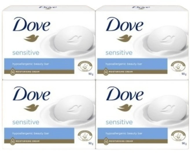 도브 뷰티바 도브비누 90g 센서티브 4개 - 쿠팡