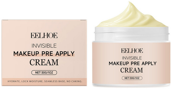 EELHOE 隱形妝前貼貼霜 隱形毛孔 養膚補水 持妝服帖 底妝隔離霜, 30g（僅供外貿出口, 1個