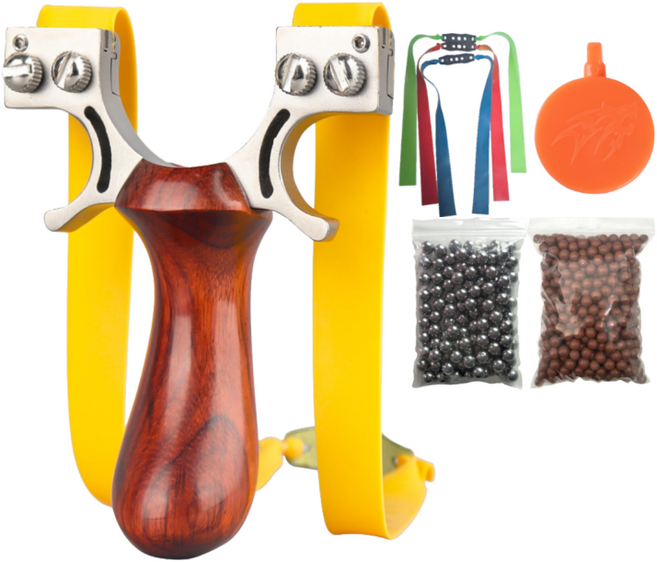 새총스토어 더블와이드 새총 (고무줄 3개 쇠구슬 100개 세라믹볼 300개 새총타켓 포함) 오늘출발