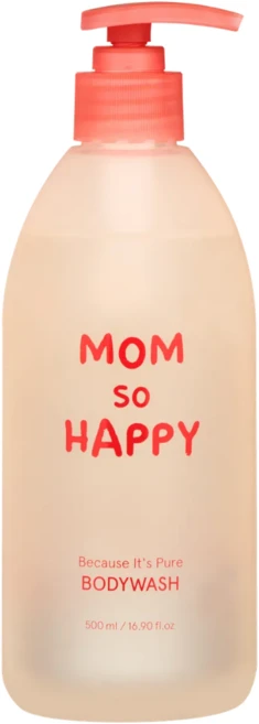 맘쏘해피 비커즈 잇츠 퓨어 임산부 바디워시, 500ml, 1개 - 쿠팡